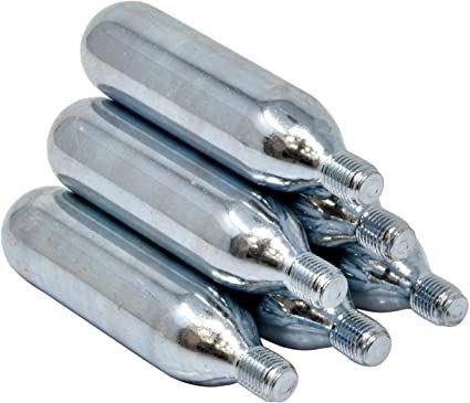 16g الخيوط CO2 خرطوشة، والفضة