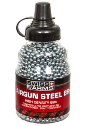 سلاح سويسري .177 / 4.5 ملم 3000 قيراط Airgun Steel BBs